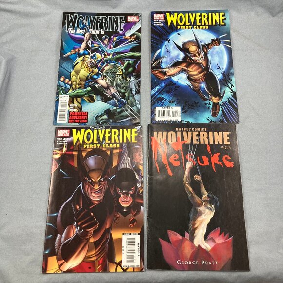 Wolverine Best There Is Marvel Comics Lot of 8 Asst Issues First Class Netsuke - Picture 3 of 3